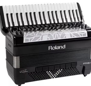 Autopark โรแลนด์ FR-8X-BK ของแท้ V-accordion สีดำ - Product Image 1