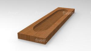 Top venta antiguo 100% plato de madera natural bandeja de servicio desechable para el hogar Hotel Venta caliente tazón de masa para uso comercial - Product Image 2