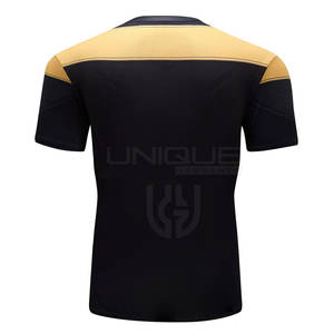 Diseñe su propio logotipo Hombres Mangas cortas Rash Guard Último diseño Mangas cortas Rash Guard En stock - Product Image 2