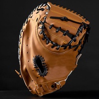 Guantes de cuero de vaca para hombre, manoplas de primera Base, suaves y duraderas, alta calidad, venta al por mayor, novedad