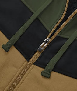 Basiques coton mélangé hommes de haute qualité 600 Gsm sweat à capuche thermique lourd impression personnalisée broderie Sherpa fourrure sweat - Product Image 5