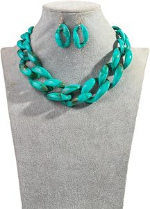 Trendy Vintage Style Resin Jewelry Necklace for Women Best Sale Product with Resin Chain for Gift Fashionable Angel Design - Product Image 3