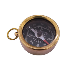 Top Sale Portable Travel Hiking Outdoor Classic Brass Luminous Compass Camping Pocket <b>Watch</b> Style Compass for Sale - Product Image 6