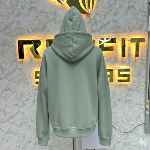 เสื้อฮู้ดมีซิปมีฮู้ดสำหรับผู้ชายสีพลัสไซส์ - Product Image 3