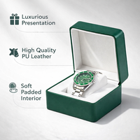 Elegante Caja de Empaque para Reloj con Cierre Magnético, Caja de Empaque para Reloj Inteligente para Exhibición de Accesorios de Moda y Suministro Minorista