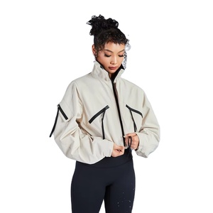 Personalizar invierno correr sudaderas con capucha gruesa a prueba de viento bolsillo chaqueta de entrenamiento al aire libre Puffer chaqueta con cremallera abrigo - Product Image 1