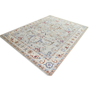 พรม oushak แบบปรับแต่งได้ใหม่ล่าสุดผ้าขนแกะหรูหราตัดลายดอกไม้ซักได้สำหรับบ้านแฮนด์เมดของชาวเปอร์เซีย - Product Image 5