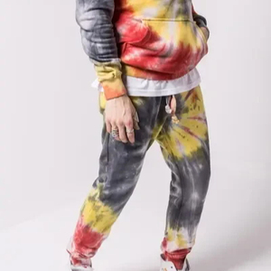 Vente en gros OEM Logo personnalisé Survêtement multicolore pour hommes de haute qualité Sweat à capuche respirant personnalisé Jogging Ensemble pour hommes - Product Image 4