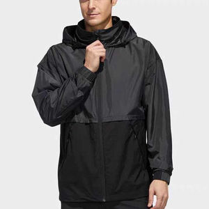 Chaqueta Cortavientos Impermeable Ligera para Hombre con Logotipo Personalizado al por Mayor, Diseño de Moda, Tejido Transpirable para Invierno - Product Image 4