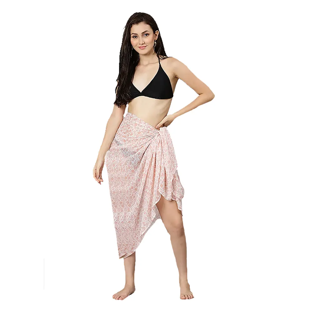 Sarong Batik In Theo Yêu Cầu MOQ Thấp Bán Chạy Đồ Đi Biển Mùa Hè Thiết Kế Đẹp Theo Yêu Cầu 100% Rayon Pareo