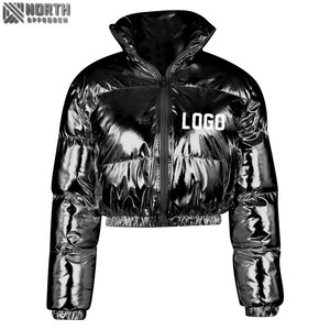 Chaqueta acolchada para mujer, chaqueta acolchada de invierno por sublimación personalizada, ropa de estilo a la moda, chaqueta acolchada de invierno ajustada para hombre - Product Image 2