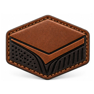 Écussons en cuir personnalisés en gros, logos à coudre, étiquettes décoratives pour chapeaux, accessoires personnalisés et branding de mode - Product Image 1