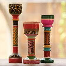 ตกแต่งบ้านงานแต่งงานตกแต่งของขวัญเสาอื่นๆโลโก้ไม้เชิงเทียนเทียนถ้วยเทียนหอมขาตั้ง - Product Image 5