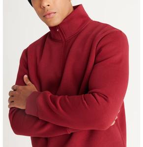 Impression personnalisée Sweatshirts à quart de fermeture éclair Meilleures ventes Vêtements décontractés d'hiver Sweatshirts à quart de fermeture éclair en coton Sweatshirts à capuche pour hommes - Product Image 4