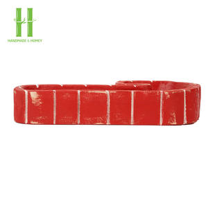 สินค้าขายดี ของตกแต่งคริสต์มาส ชามไม้สไตล์เรโทร ของตกแต่งชามไม้ พร้อมสำหรับทำเทียน ราคาขายส่ง - Product Image 6