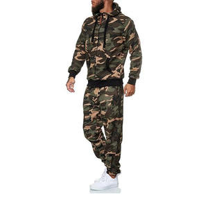 Conjunto Deportivo con Capucha para Hombre, Sudadera con Cierre Completo, Pantalones Joggers, Transpirable, Informal, para Otoño, 100% Poliéster, Corte Regular - Product Image 3
