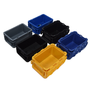 Boîte logistique standard européenne en gros caisse empilable en plastique épaissi avec couvercle boîte de rangement en plastique pour pièces détachées pour l'industrie automobile - Product Image 4