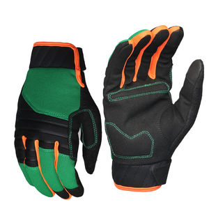 Venta caliente logotipo personalizado transpirable cuero mecánico guantes para campo de petróleo al aire libre rescate Gas/aceite seguridad extracción Industrial - Product Image 1