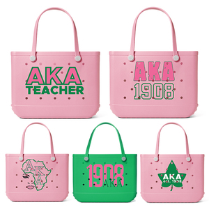 Bolsa de Playa EVA Personalizada para Hermandades, Gran Capacidad, Impermeable, para la Vida Griega, Día de la Bid, Semana de Recaudación de Miembros, Viajes, Actividades en la Piscina - Product Image 1