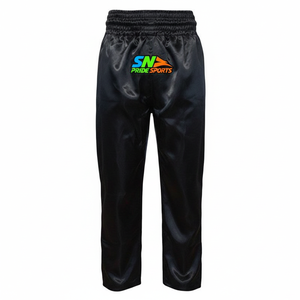 Pantalon de Muay Thai / Sur mesure / 100% Polyester avec logo personnalisé, écologique, respirant, décontracté, pour homme, effet délavé - Product Image 1