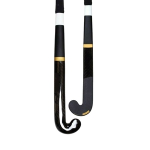 Bâton de hockey sur gazon léger LEOCER SPORTS en bois, vente en gros, conception personnalisée renforcée en fibre de carbone pour la force, l'équilibre et les jeunes - Product Image 1