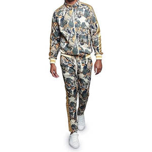 Conjunto Deportivo para Hombre con Chaqueta de Cierre Completo y Pantalones Deportivos, Traje Cómodo para Entrenamiento en el Gimnasio, Correr, Color Blanco - Product Image 6