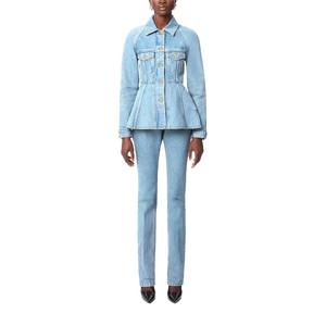 Printemps et automne 2025 nouveau Design femmes Denim jean manteau femmes sens de niche veste haut femmes Denim hauts - Product Image 2