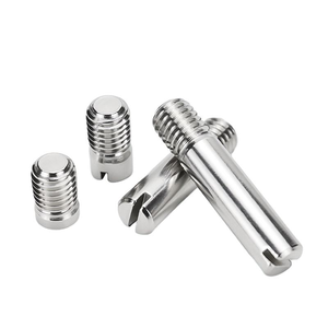 Pieza Mecanizada por CNC GB878, Pasador de Posicionamiento de Eje Roscado Macho con Ranura Plana de Acero Inoxidable 304, M2 M8 M12 - Product Image 1