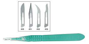 Manche de scalpel chirurgical médical en acier inoxydable réutilisable, instrument de coupe pour chirurgie orthopédique, vétérinaire et générale - Product Image 2
