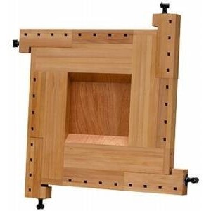Hobelbank Quattro Waldorf 1300x1300x850 mm LxTxH morsa posteriore tedesca banco da lavoro in legno - Product Image 1