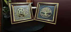 Cadre en Pyrite Tortue et Arbre de Vie Qualité Premium 2025 – Décoration d'Intérieur, Cadeau & Artisanat – Prix de Gros - Product Image 3