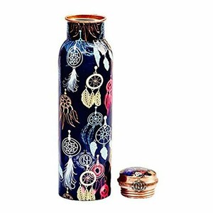 Luxueux 500ml Inoxydable Drinkware Imprimé Cuivre Décoratif Bouteille Couvercle Bouillante Flacon D'eau Personnalisable Logo Direct Adultes - Product Image 5