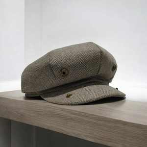 Gorra Plana Unisex de Estilo Clásico Vintage, Gorra Ivy 100% Lana de Alta Calidad, Ajustable, con Logotipo Personalizado, OEM, ODM, Disponible al por Mayor - Product Image 1