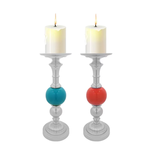 Portavelas de piedra de pilar de Metal para el hogar, boda, cumpleaños, celebraciones de Pascua de San Valentín, candelabro votivo, tarros de velas - Product Image 3