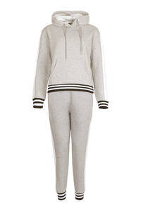 ชุดวอร์มผู้หญิงแบบสองชิ้น,ชุดวอร์มเสื้อฮู้ดและกางเกงวิ่งจ๊อกกิ้งสีพื้นสำหรับฤดูใบไม้ร่วงชุดกางเกงจ็อกเกอร์ - Product Image 4