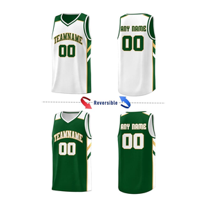 Uniforme sportif d'été 100% Polyester Tendance Réversible Basketball Jersey Basketball Shorts Custom Men's Laker Jerseys - Product Image 2