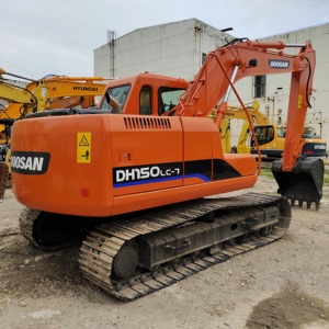 Excavadora Usada Doosan DH150LC-7 de Corea en Existencia, Excavadora Hidráulica de Alta Calidad a Bajo Precio, Excavadora de Orugas Usada DH150LC-7 - Product Image 1