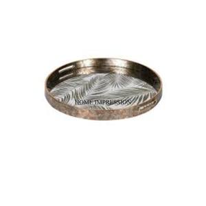 Conception de peau de léopard Finition en émail Look attrayant Qualité de première qualité Plateau en bois en forme de rectangle Fournitures pour hôtels et restaurants - Product Image 4