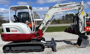Takeuchi TB240รถขุดขนาดเล็กเครื่องยนต์ดีเซล35HP เปิด Rop อัตโนมัติไม่ได้ใช้งาน EPA CE อนุมัติจาก auxilairy ไฮดรอลิก2ความเร็ว PLC - Product Image 3