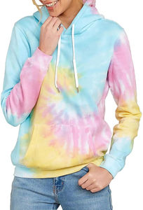 Sudadera con Capucha Extra Grande para Mujer, Tejido de Felpa, Invierno, Sublimación con Logotipo Personalizado al por Mayor - Product Image 4