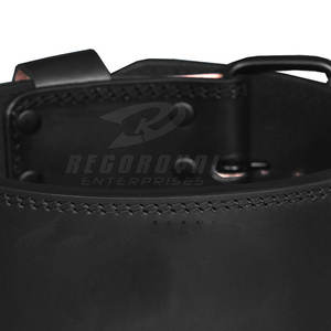 Cinturón de una sola punta de cuero duradero para entrenamiento con pesas Cinturón de gimnasio de una sola punta de grado profesional - Product Image 6