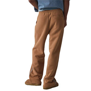 กางเกงวอร์มผ้าคอตตอนเนื้อเรียบสำหรับผู้ชายสำหรับฤดูหนาวกางเกงวิ่งแบบลำลองแห้งเร็วเนื้อผ้าระบายอากาศได้ดี - Product Image 4