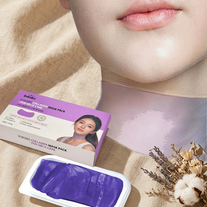 Masque Hydrogel au Collagène LOLOSKINNY avec Hyaluronate de Sodium, Patch pour le Cou, Soin Visage Coréen, Kit de Soins Quotidiens à Domicile - Product Image 1