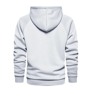 เสื้อกันหนาวขนแกะแบบหนาสำหรับฤดูหนาวแขนยาวแบบสวมหัวฮิปฮอปแฟชั่นผู้ชายเสื้อกันหนาวสีทึบ2024 - Product Image 2