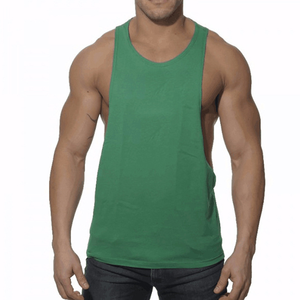 Débardeur de sport pour homme en gros, personnalisable, respirant, style vintage, 100% coton, vêtements de sport pour garçons, entraînement rapide - Product Image 4