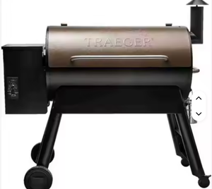 Parrilla de carbón CHART TOPPING Pro Series 34 Barrel, color bronce, con altura ajustable, de metal galvanizado y aluminio, gran capacidad. - Product Image 4