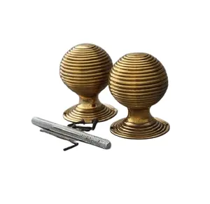 Ball Shaped Royal Design Customized Size and Design Metal Cheap Price Wardrobe Drawer Furniture Pulls Knobs Made In India