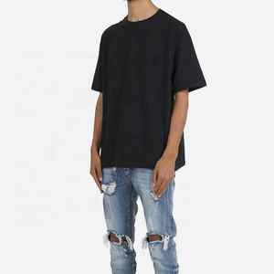 T-shirts pour hommes écologiques T-shirts écologiques en coton biologique T-shirt en bambou à manches courtes T-shirts noirs pour hommes T-shirt en coton de bambou - Product Image 3