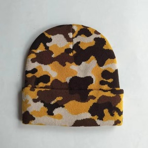 Full 3D Digital camo jaune vert couleurs design style et doublure polaire lourde sport streetwear mode vent casquettes bonnets - Product Image 1