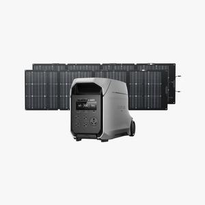 ไม่มีภาษี สมาร์ท นิว อีโคโฟลว์ เดลต้า 3 อัลตร้า พลัส สถานีไฟฟ้าพกพา (3072 วัตต์ชั่วโมง) + แผงโซลาร์เซลล์ 500 วัตต์ - Product Image 1